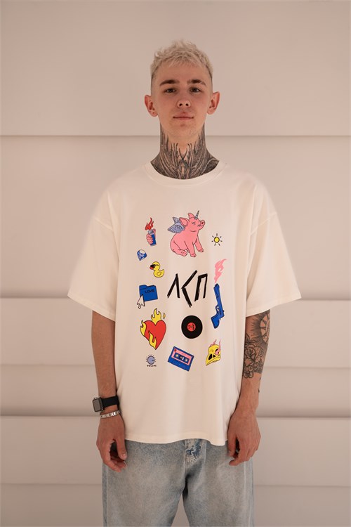 Футболка «Sketches 2.0» white 10099