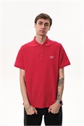 Поло «Лого вышивка» красное 10075